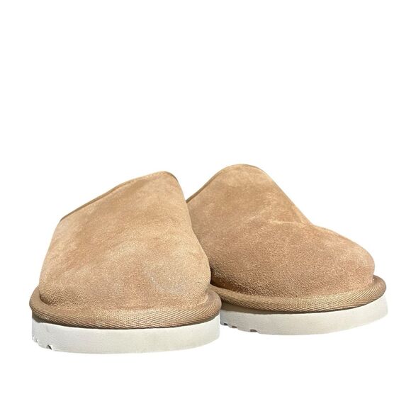 UGG Classic Slip-On Mens 10 Chestnut Suede Sheepskin Slippers Shoes 1129290 - Picture 2 of 10